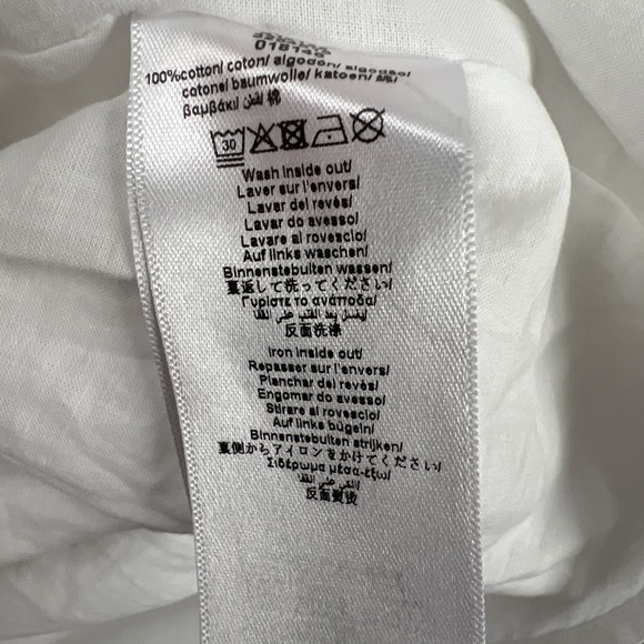 Michael Kors Dress Womens 10 Halter Eyelet White Tiered Belted Beach Coastal - Picture 5 of 16